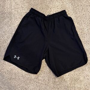 Under Armour Men's black unlined shorts, small